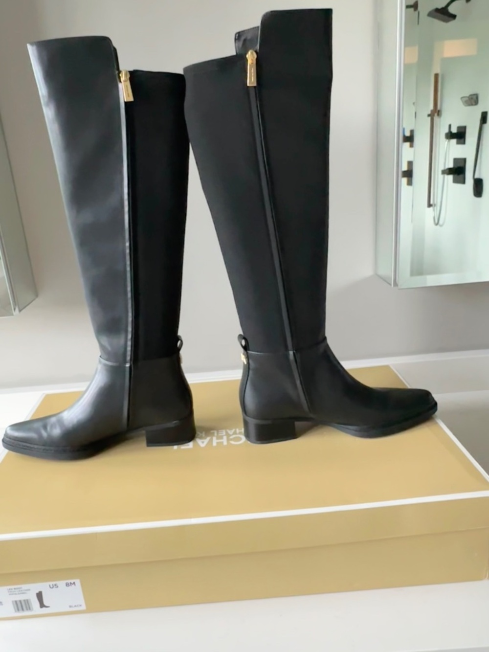 NIB | Michael Kors | Lex Knee-High Riding Boot | Black Size 8M - Picture 7 of 7